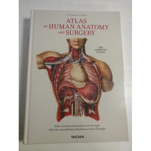 ATLAS OF HUMAN ANATOMY AND SURGERY The complete plates - J. M.